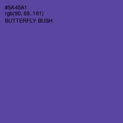 #5A45A1 - Butterfly Bush Color Image