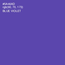 #5A46AD - Blue Violet Color Image