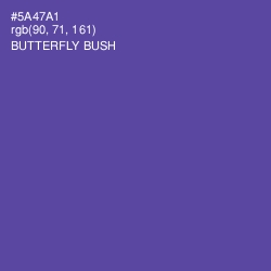 #5A47A1 - Butterfly Bush Color Image