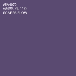 #5A4970 - Scarpa Flow Color Image