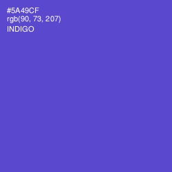 #5A49CF - Indigo Color Image