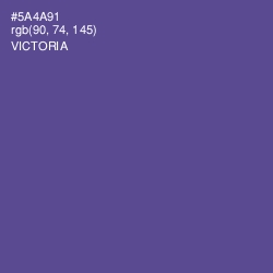 #5A4A91 - Victoria Color Image