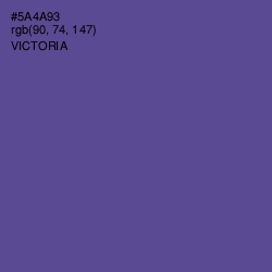 #5A4A93 - Victoria Color Image