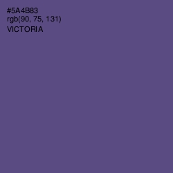 #5A4B83 - Victoria Color Image