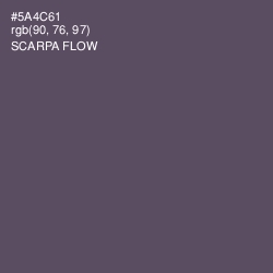 #5A4C61 - Scarpa Flow Color Image