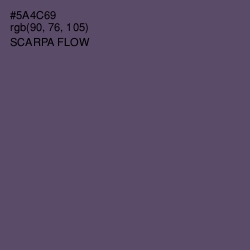 #5A4C69 - Scarpa Flow Color Image