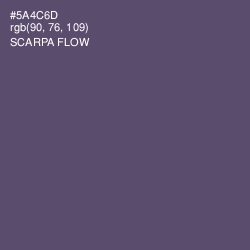 #5A4C6D - Scarpa Flow Color Image