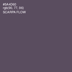 #5A4D60 - Scarpa Flow Color Image