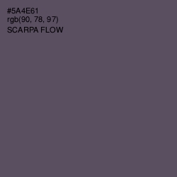 #5A4E61 - Scarpa Flow Color Image