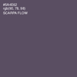 #5A4E62 - Scarpa Flow Color Image