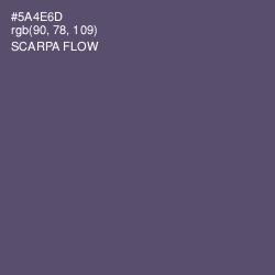 #5A4E6D - Scarpa Flow Color Image