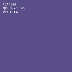 #5A4E8A - Victoria Color Image