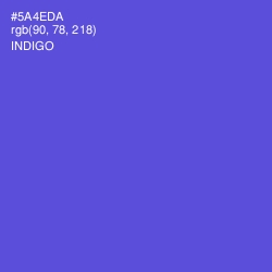 #5A4EDA - Indigo Color Image