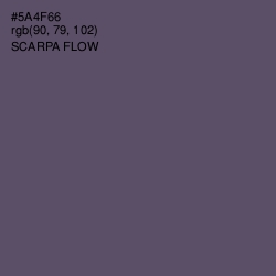 #5A4F66 - Scarpa Flow Color Image