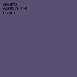 #5A4F72 - Comet Color Image