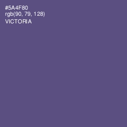 #5A4F80 - Victoria Color Image