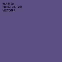 #5A4F80 - Victoria Color Image