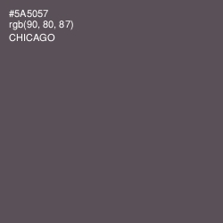#5A5057 - Chicago Color Image