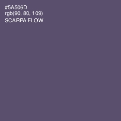 #5A506D - Scarpa Flow Color Image