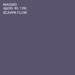 #5A536D - Scarpa Flow Color Image