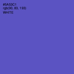 #5A53C1 - Indigo Color Image