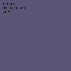 #5A5475 - Comet Color Image