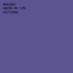 #5A5491 - Victoria Color Image