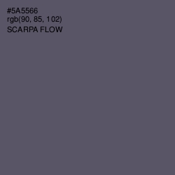 #5A5566 - Scarpa Flow Color Image