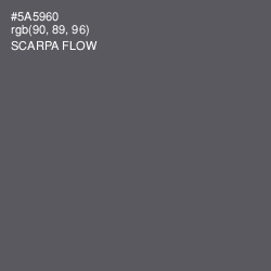 #5A5960 - Scarpa Flow Color Image