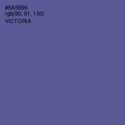 #5A5B96 - Victoria Color Image