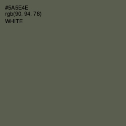 #5A5E4E - Fuscous Gray Color Image