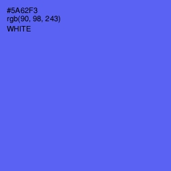 #5A62F3 - Royal Blue Color Image