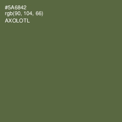 #5A6842 - Axolotl Color Image