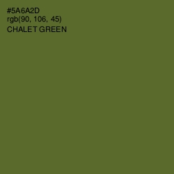 #5A6A2D - Chalet Green Color Image