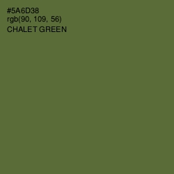 #5A6D38 - Chalet Green Color Image