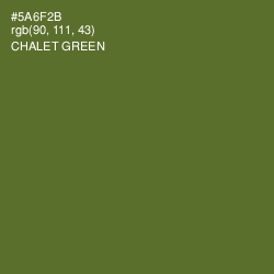 #5A6F2B - Chalet Green Color Image