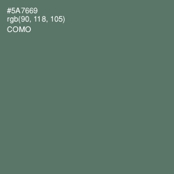 #5A7669 - Como Color Image