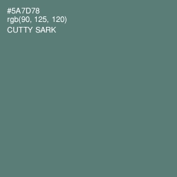 #5A7D78 - Cutty Sark Color Image
