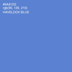 #5A81D2 - Havelock Blue Color Image