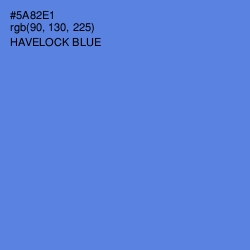 #5A82E1 - Havelock Blue Color Image