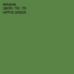 #5A8446 - Hippie Green Color Image