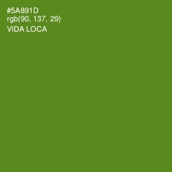 #5A891D - Vida Loca Color Image