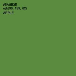 #5A8B3E - Apple Color Image