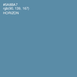 #5A8BA7 - Horizon Color Image