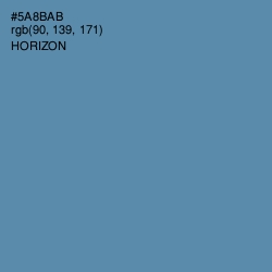 #5A8BAB - Horizon Color Image