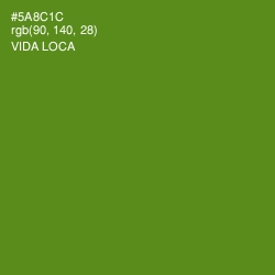 #5A8C1C - Vida Loca Color Image