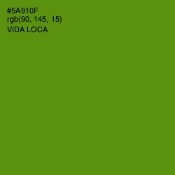 #5A910F - Vida Loca Color Image