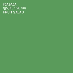 #5A9A5A - Fruit Salad Color Image