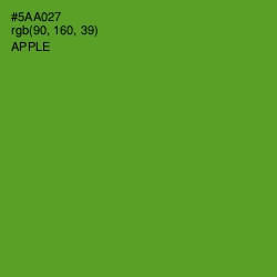 #5AA027 - Apple Color Image