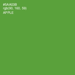 #5AA03B - Apple Color Image